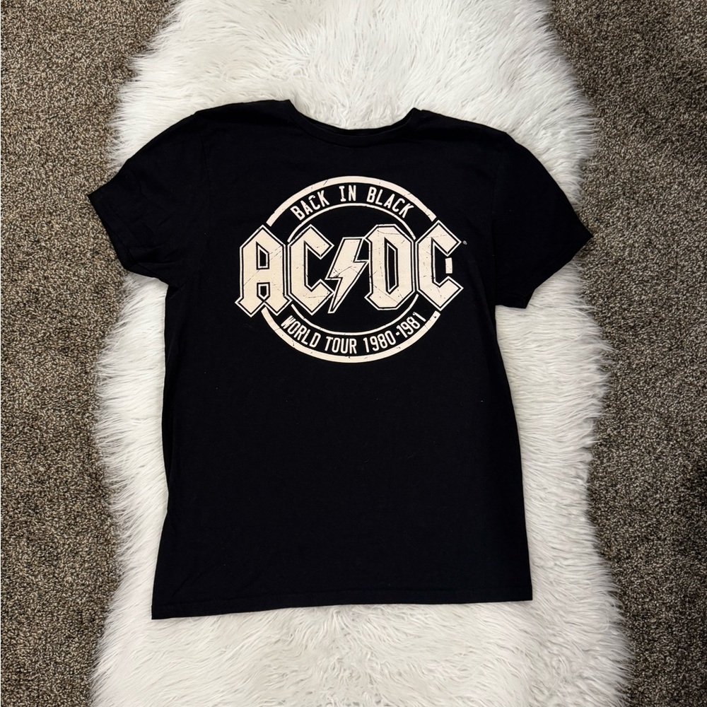 AC/DC Black Tour Tee